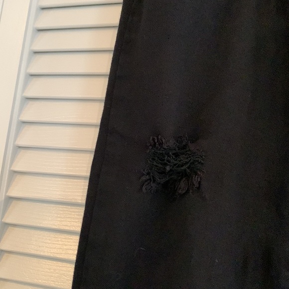 PAIGE Women’s Black Verdugo Ultra Skinny Ankle Jeans with Raw Hem Size 24 - Picture 5 of 12